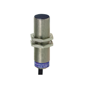 TES Electric Inductive Proximity Metal Barrel Sensor; 18mm; Embeddable; 12-48VDC; NO; PNP; 10m Potted Cable